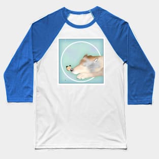 wolf and butterfly Baseball T-Shirt